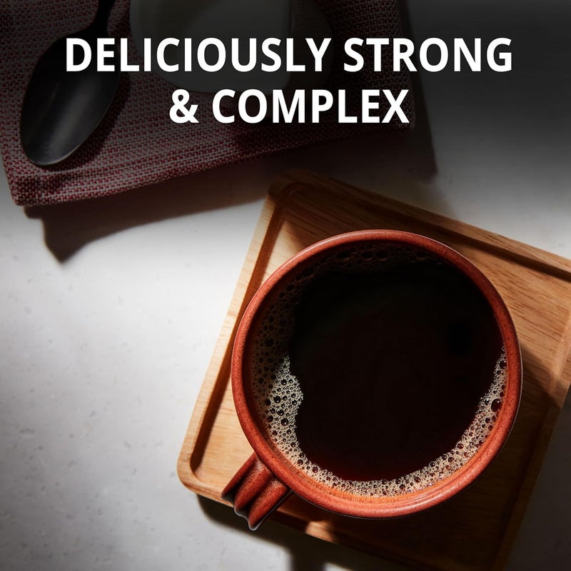Folgers French Roast Medium Dark Roast Ground Coffee, 9.6 Ounces (Pack of 6) - Image 5